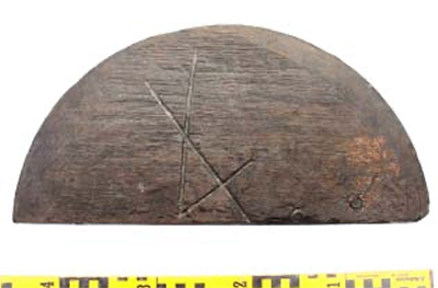 Coopers mark on the inside of a head